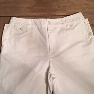 Lauren Ralph Lauren Pants - Lauren Ralph Lauren white nautical pants. Size 4 Lauren Ralph Lauren Pants - Lauren Ralph Lauren white nautical pants. Size 4